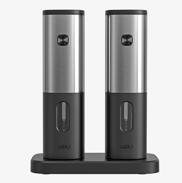 Набор мельниц для специй (2 шт. на подставке), электрические,ПОВРЕЖДЕННАЯ УПАКОВКА